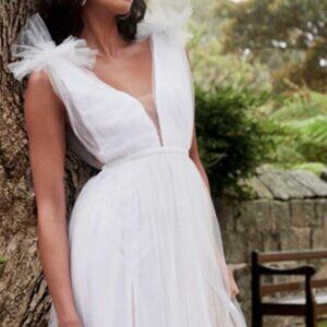 Selfie Leslie Mesh Midi Dress Glitter